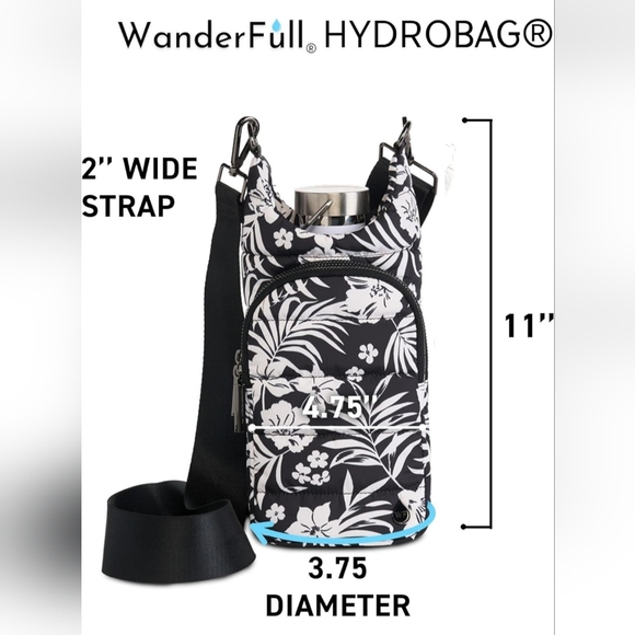 WanderFull® Original HydroBag® Collection, Water Bottle Holder Blue - Picture 13 of 16